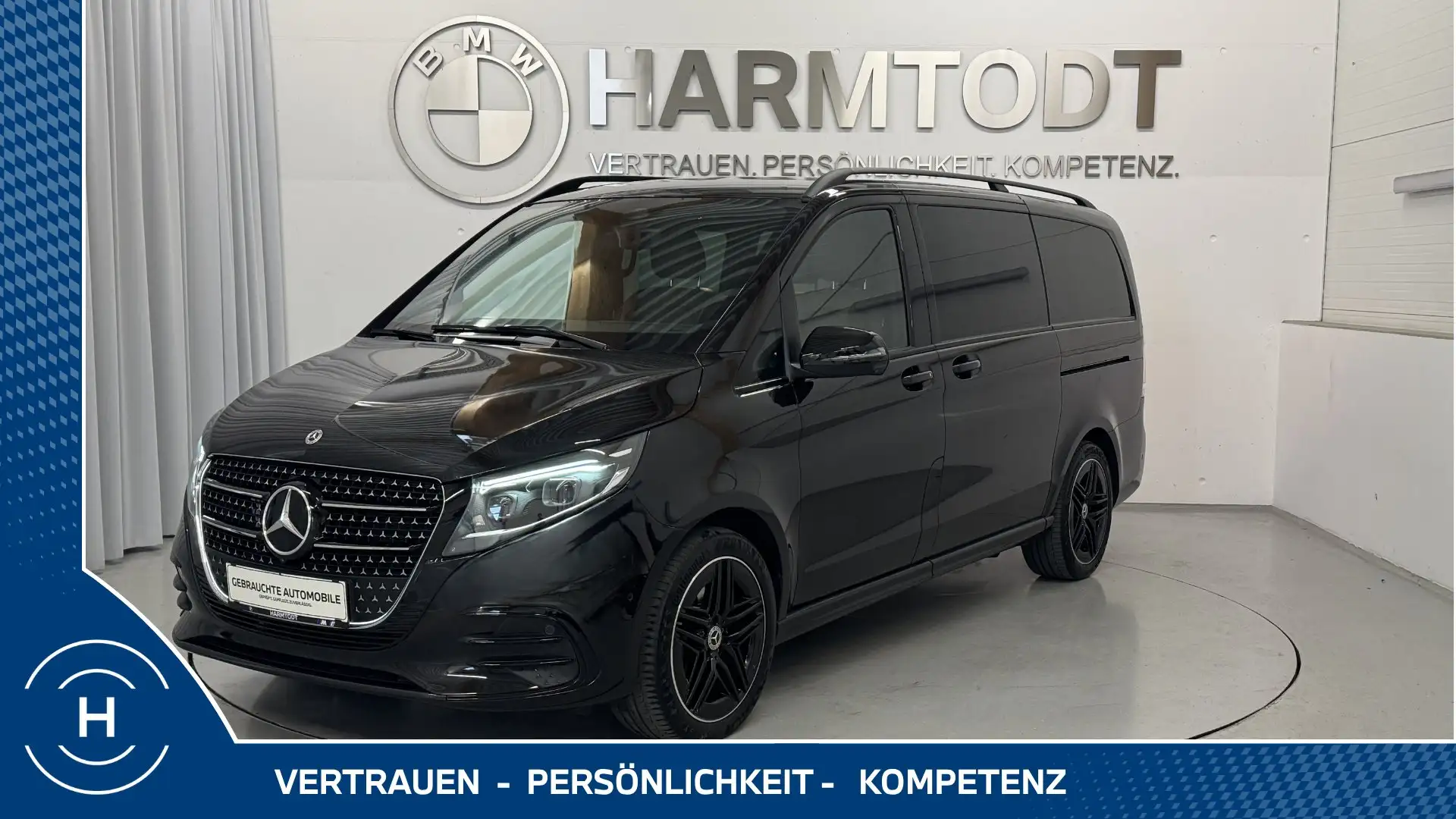 Mercedes-Benz V 300 d lang 4Matic Exclusive *AMG-Line* Schwarz - 1