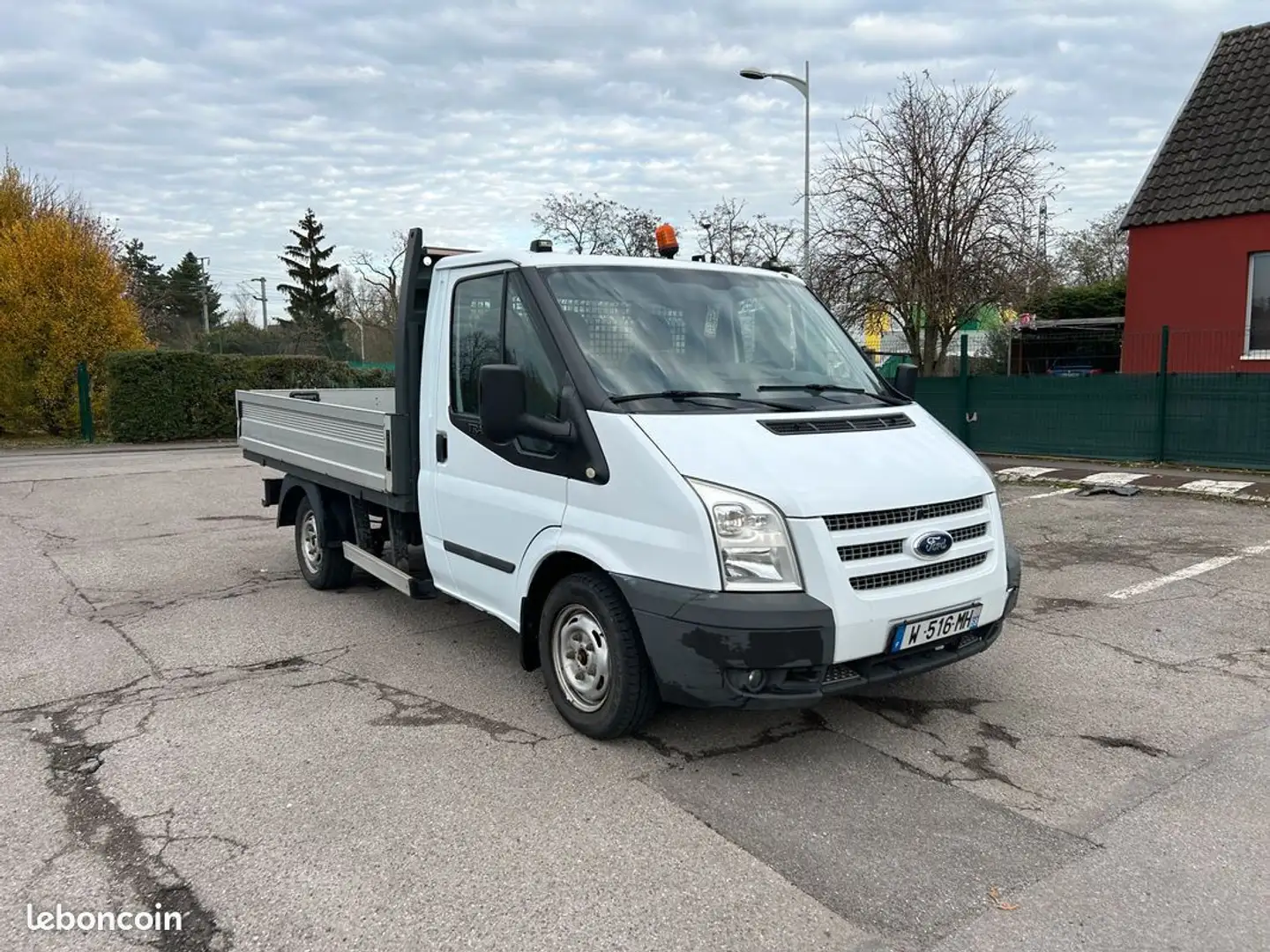 Ford Transit Plateau 2.2 TDCI 100 1ere Main Moteur à chaîne 899 Blanco - 1