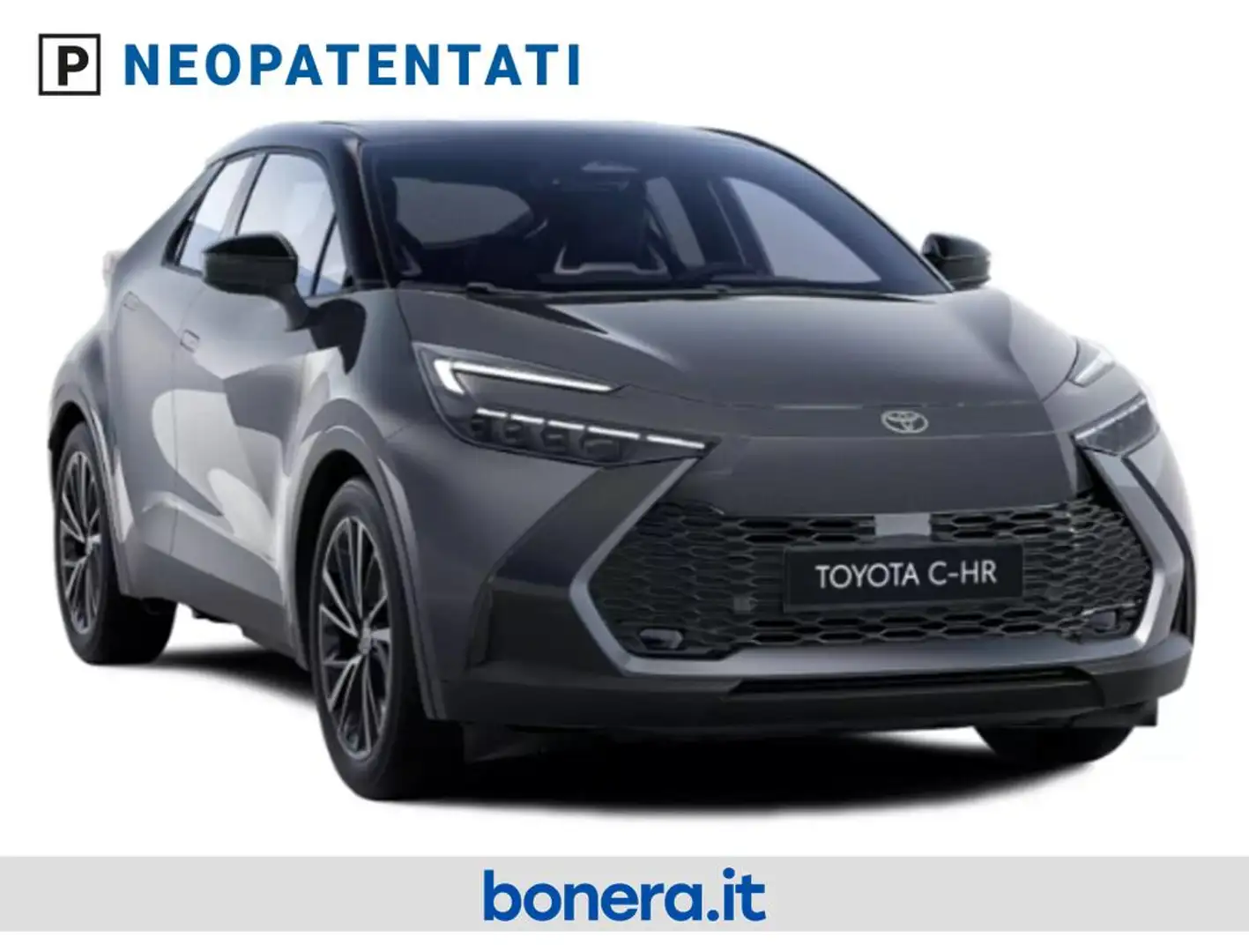 Toyota C-HR 1.8 hv Lounge fwd e-cvt Grigio - 2