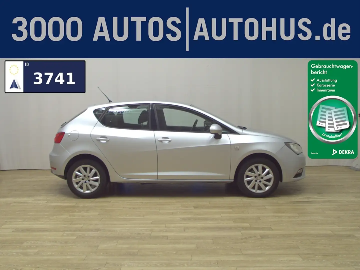 SEAT Ibiza 1.6 TDI Style Klima CD BC HU 10/26 Argent - 1