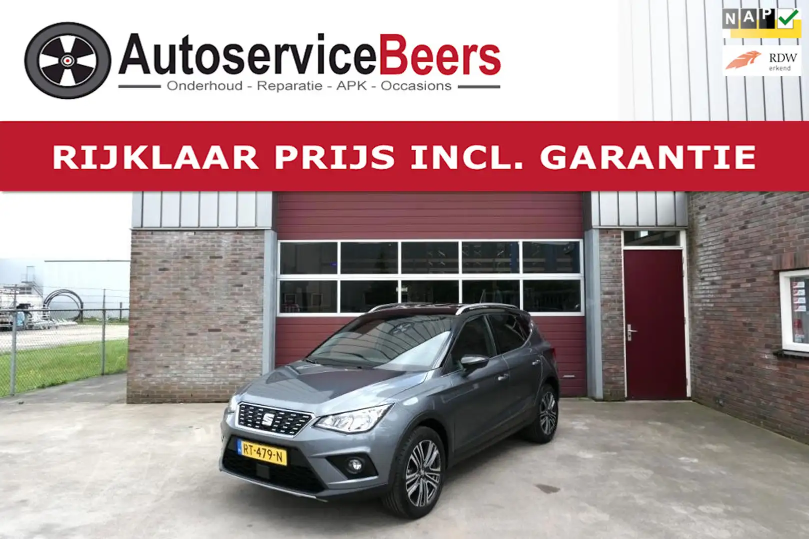 SEAT Arona 1.0 TSI Xcellence, Trekhaak, 60.000 KM, Hoge insta Grijs - 1
