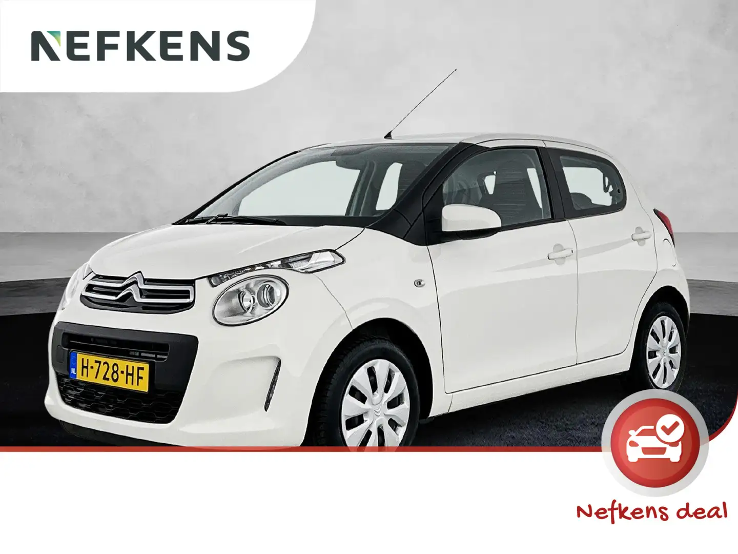 Citroen C1 1.0 VTi Feel | Airco | Bluetooth | Zuinige auto! | Wit - 1