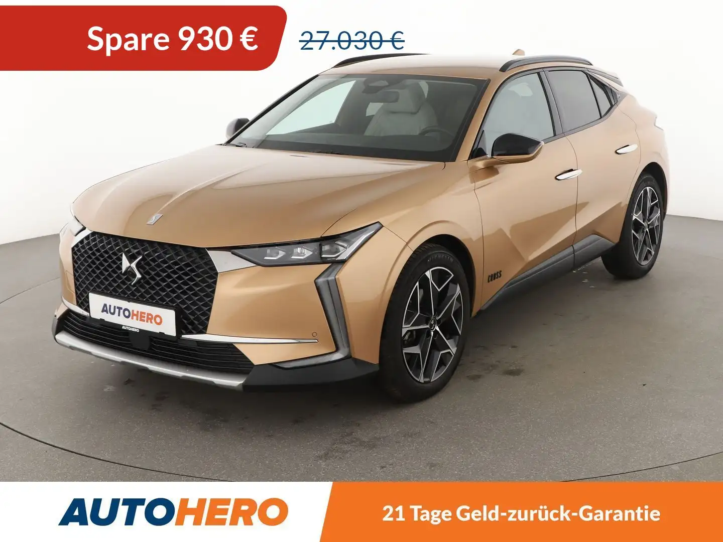 DS Automobiles DS 4 1.5 Blue-HDi Cross Rivoli Aut*NAVI*LED*ACC*CAM*SHZ Gold - 1