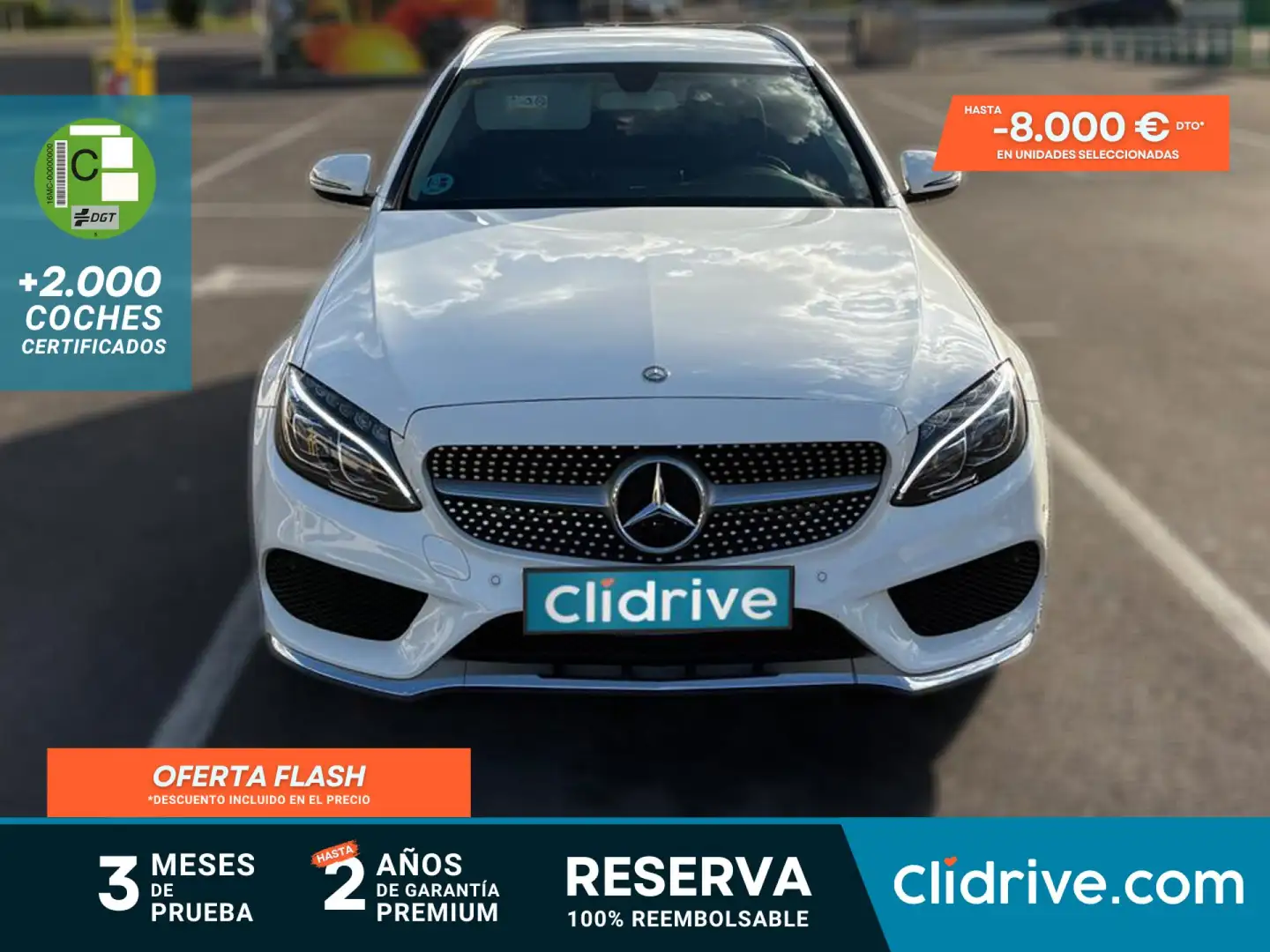 Mercedes-Benz C 220 Estate 220d 4Matic 7G Plus Blanco - 1