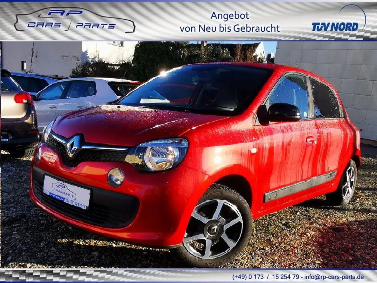 Renault Twingo Limited#Klima#ESP#Temp#Handy#Mufu#Freispr Rot - 1