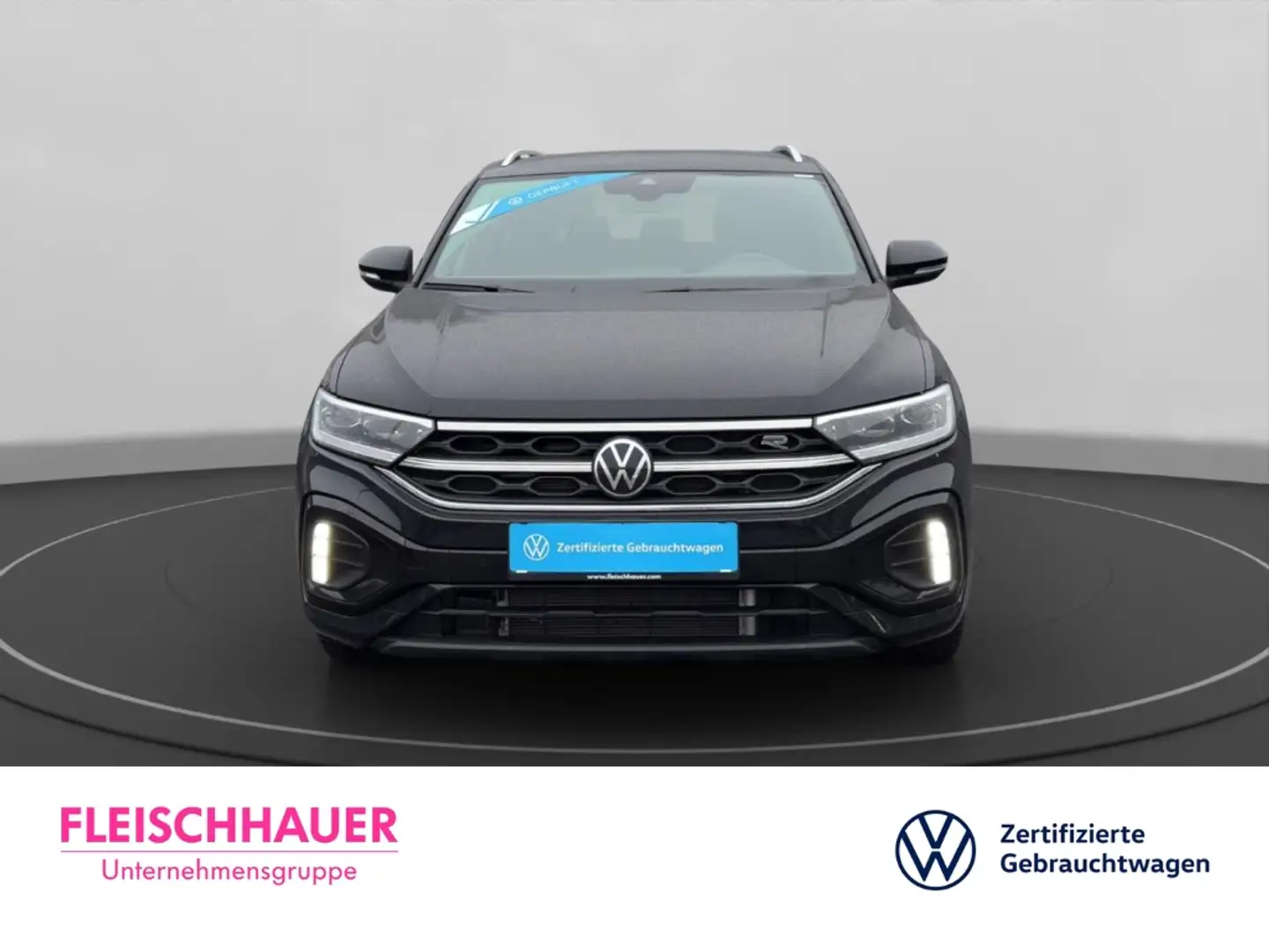 Volkswagen T-Roc R-Line 1.5 DSG+SHZ+NAVI+DAB+AHK+ACC Schwarz - 2