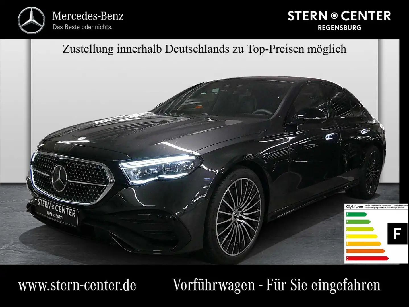 Mercedes-Benz E 450 d 4M Limo AMG+DISTRONIC+PANO+Burmester® 4D Grau - 1
