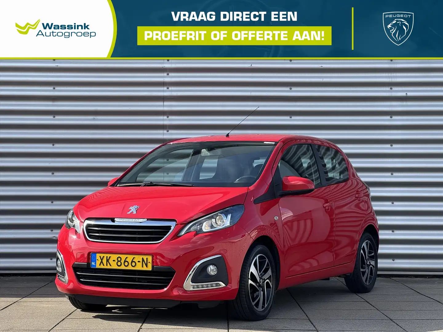 Peugeot 108 1.0 e-VTi 72pk Automaat Allure | Camera | Climate Rood - 1