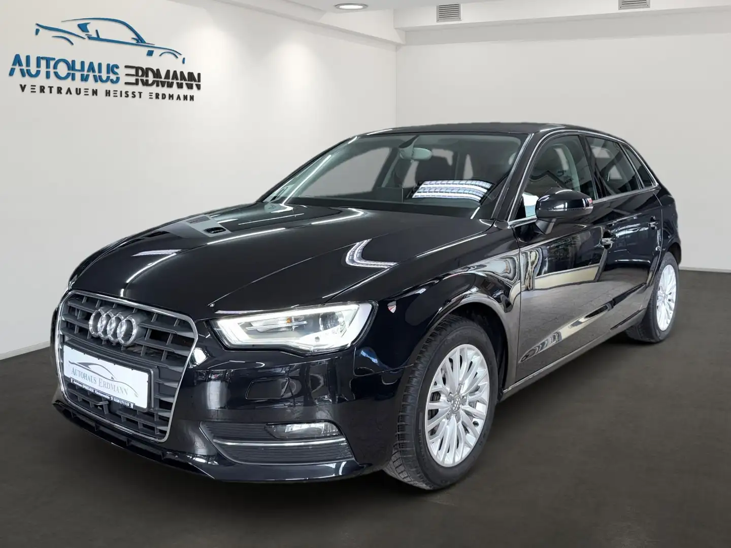 Audi A3 SB 1,4 TFSi*1.Hand*ACC*Autom*Nav*Bi-Xenon*PDC Zwart - 1