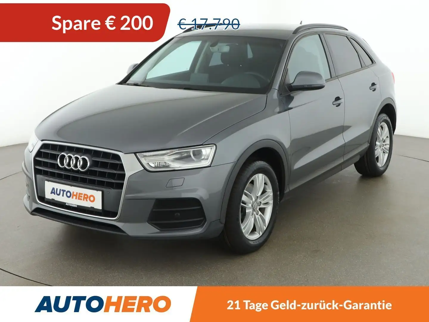 Audi Q3 2.0 TDI Ambiente *XENON*PDC*BT*KLIMAAUT* Grijs - 1