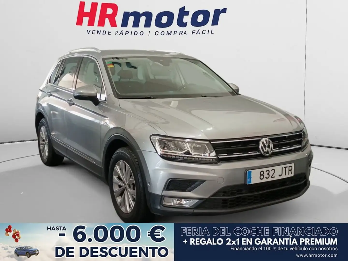 Volkswagen Tiguan Advance BMT Gris - 1