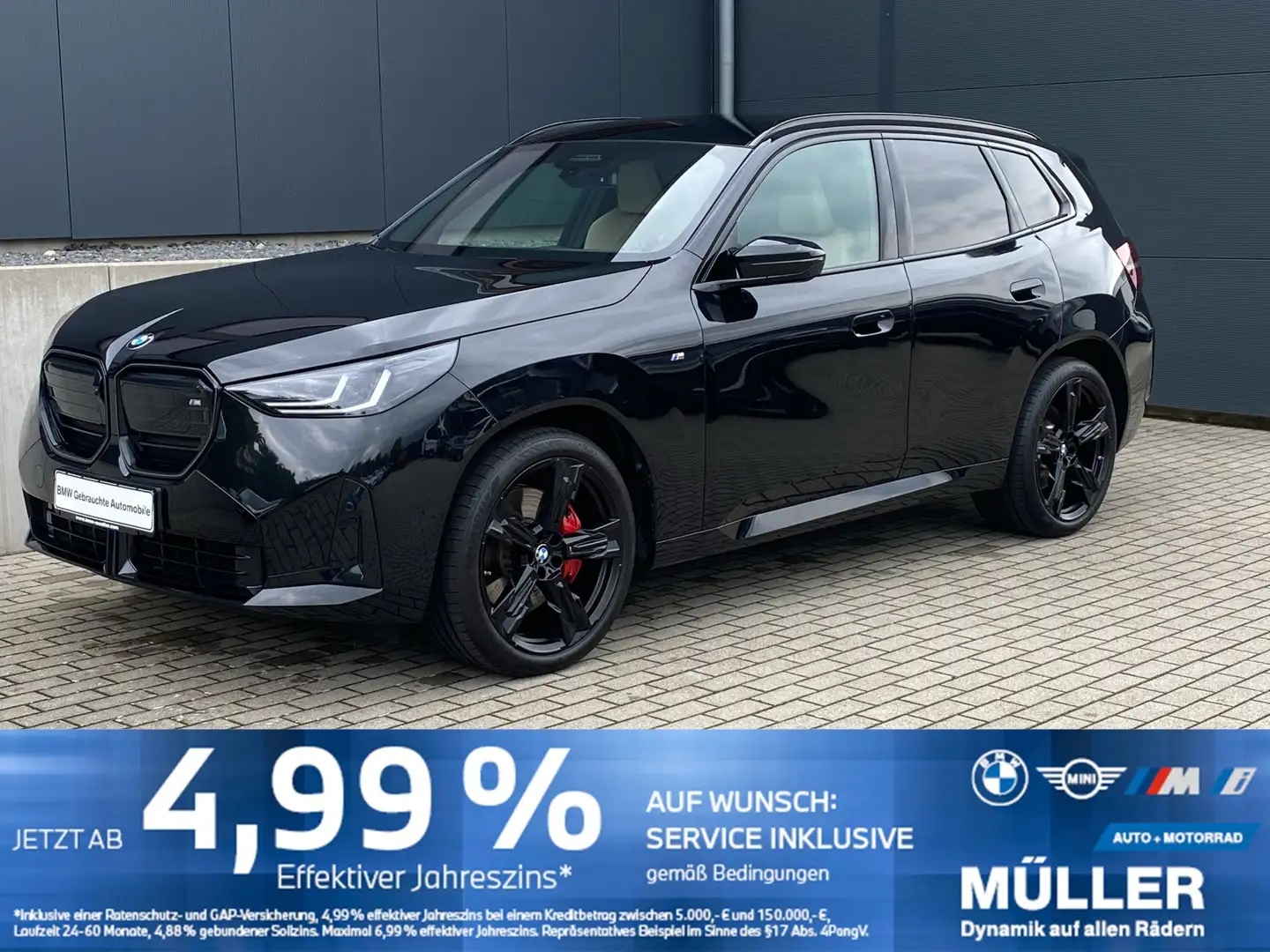 BMW X3 M 50 xDrive AHK/SHZ/hk/S-LÜFT/PANO/ROLLO/LHZ Noir - 1