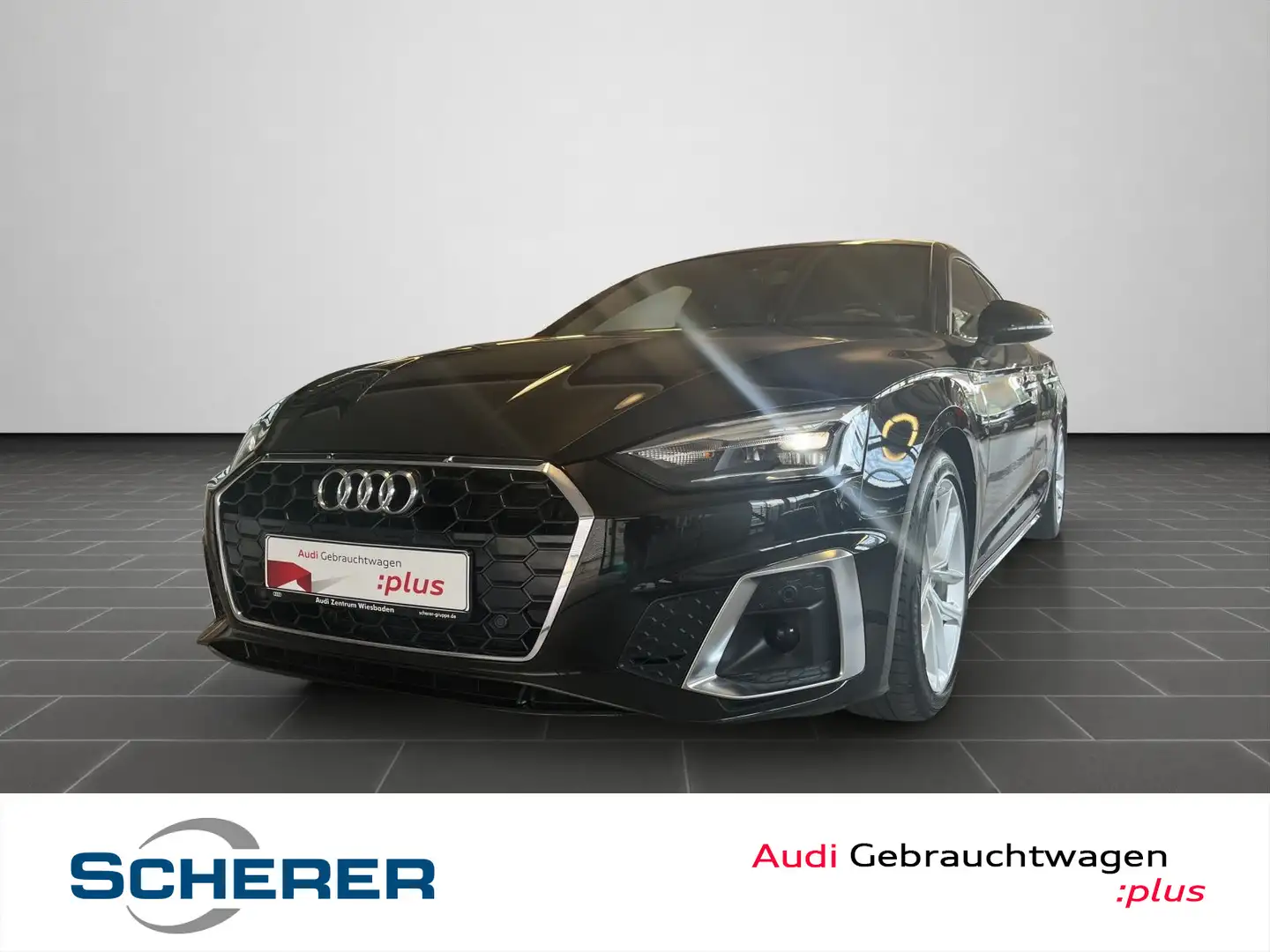 Audi A5 40 TDI S Line Schwarz - 1