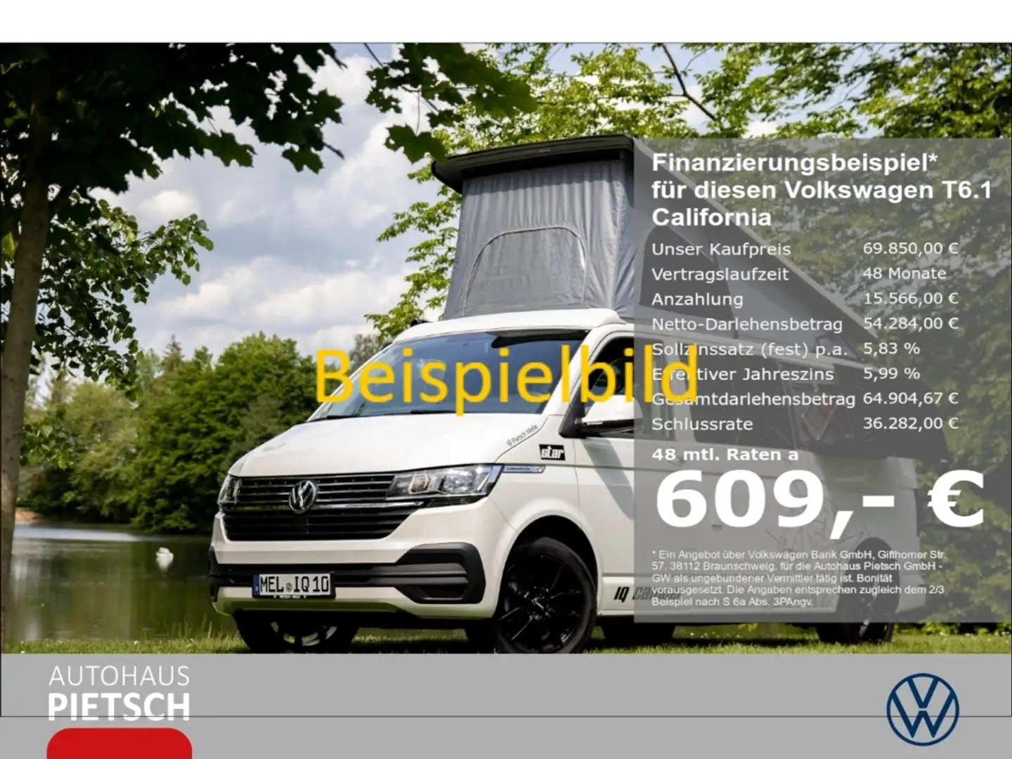 Volkswagen T6.1 California 2.0 TDI LR Campingumbau IQ.Camper Alb - 1