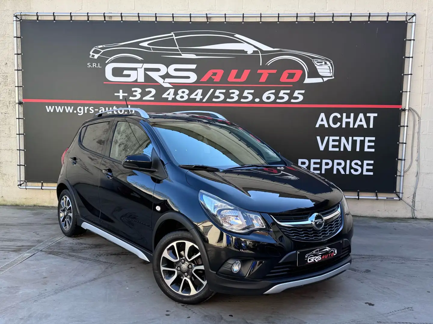 Opel Karl Rocks 1.0i 1ER PROP/CARNET/NAVI/CLIM/ GARA 1AN Schwarz - 1