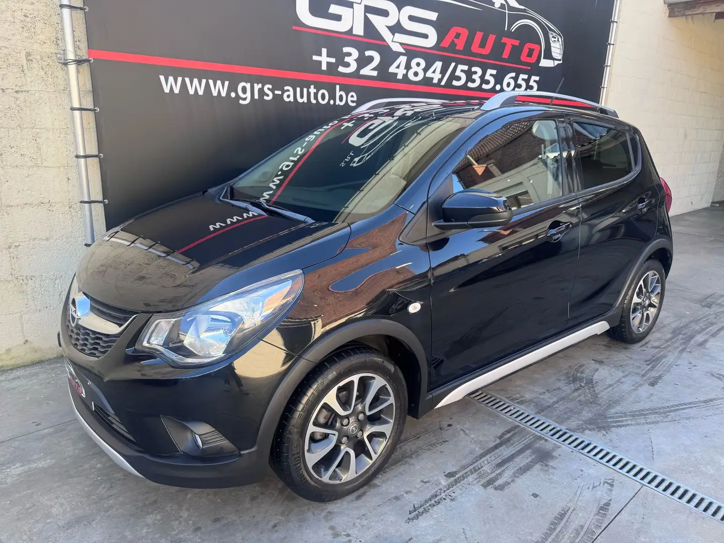 Opel Karl Rocks 1.0i 1ER PROP/CARNET/NAVI/CLIM/ GARA 1AN Schwarz - 2