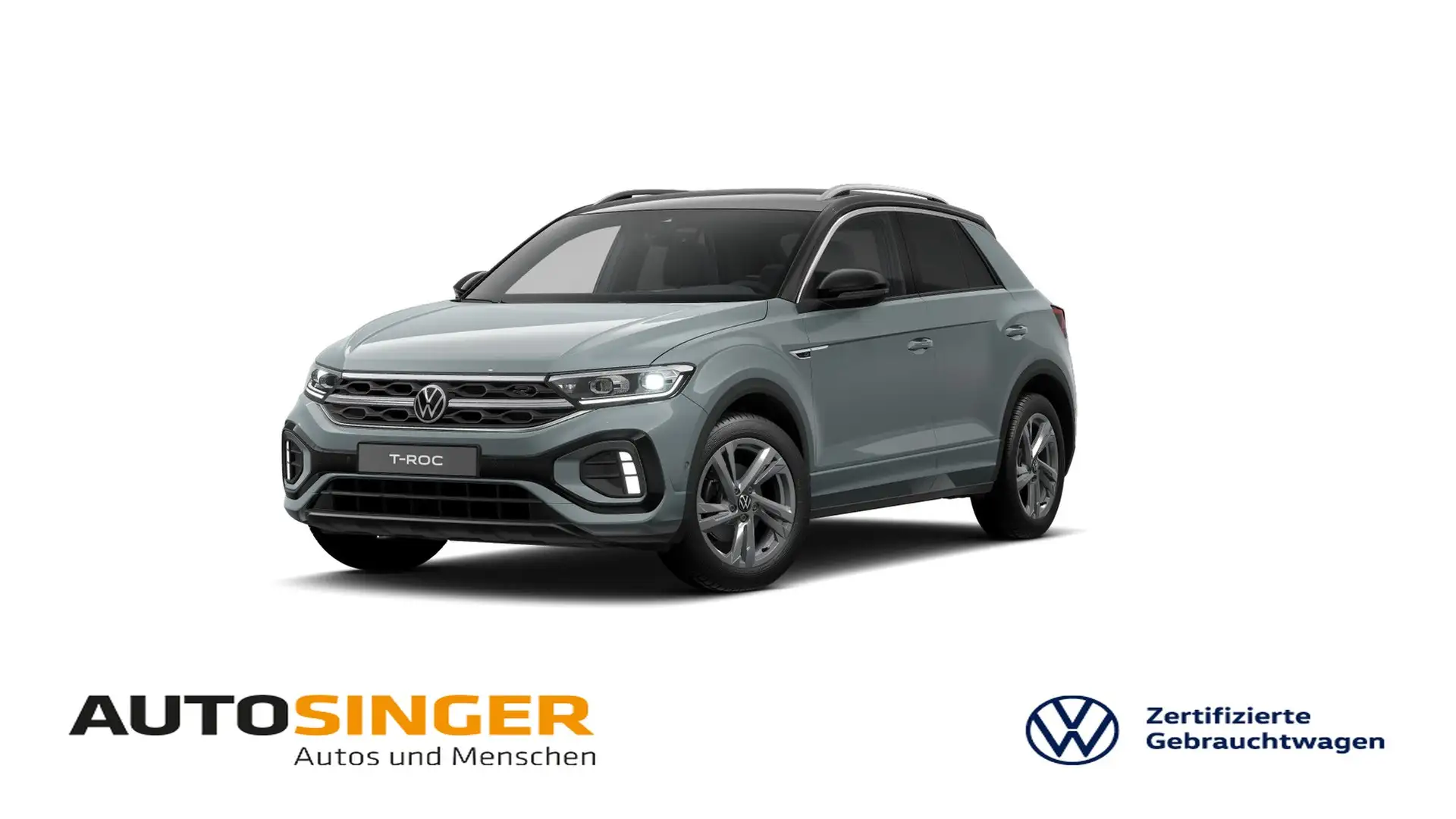 Volkswagen T-Roc R-line 1,5 TSI DSG *NAV*AHK*LED*ACC*R-CAM* Blau - 1
