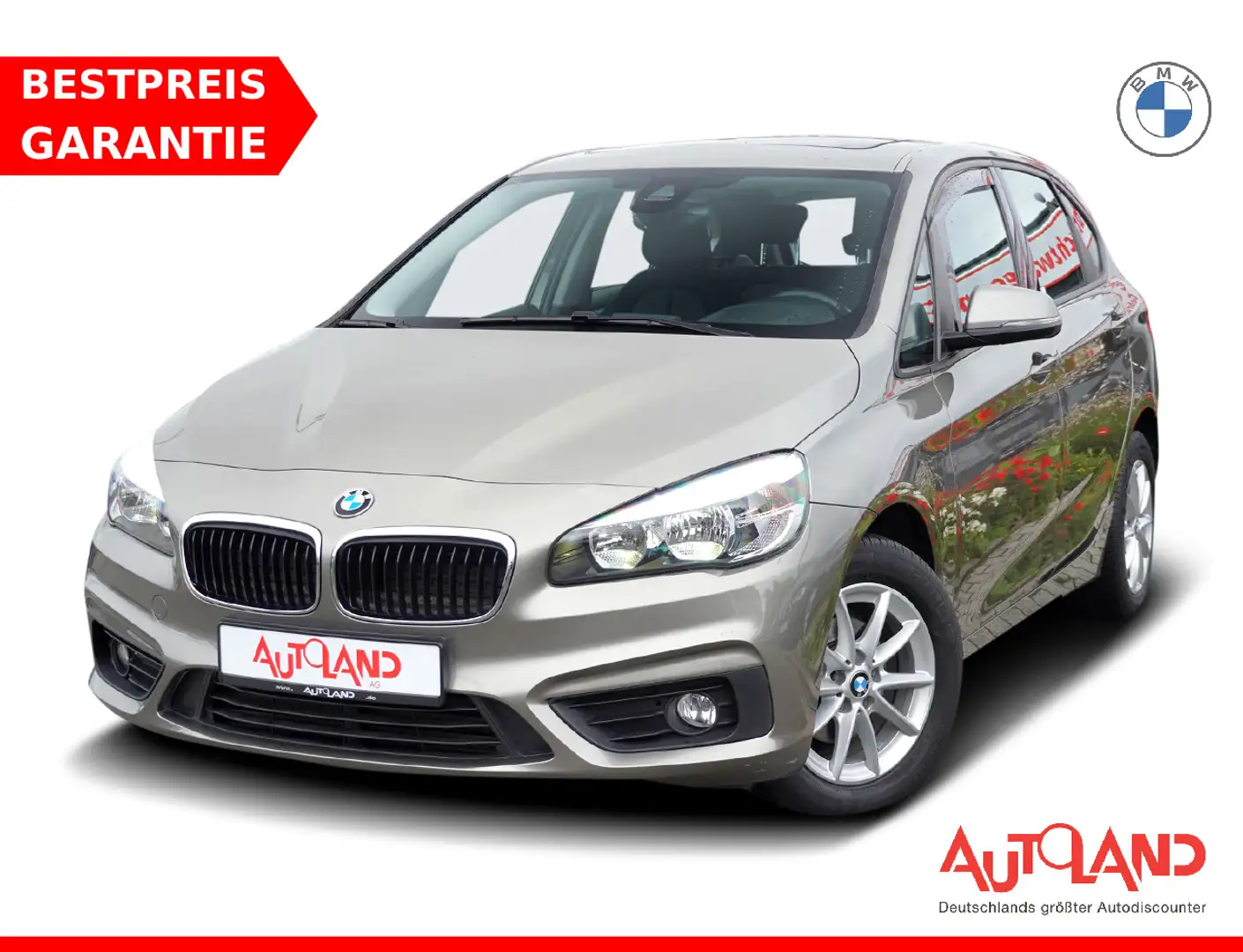 BMW 216 216i Active Tourer Klimaaut. Tempomat PDC Gris - 1