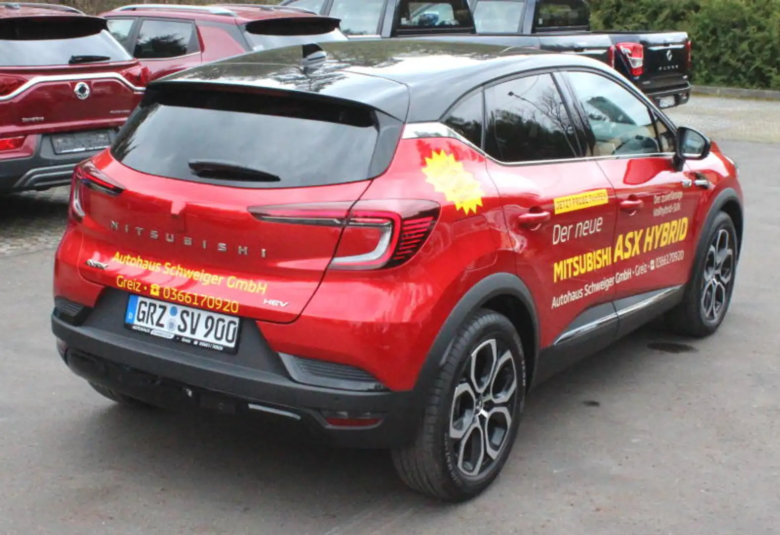 Mitsubishi ASX TOP 1.6 Hybrid, LKRD-HZG, 3D-NAVI, 8 J. GARANTIE, crvena - 2