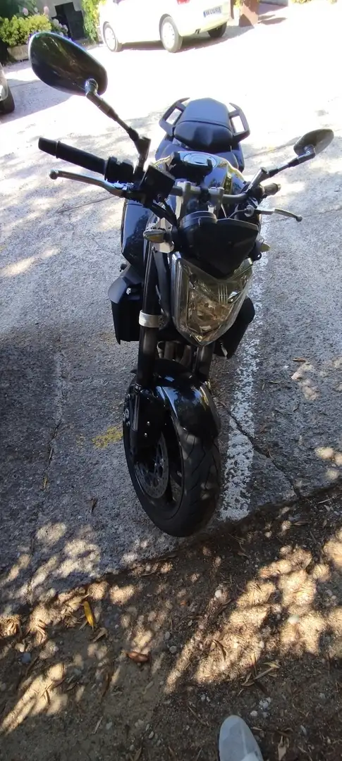 Yamaha FZ 1 maniglie, targa e frecce sport Nero - 2