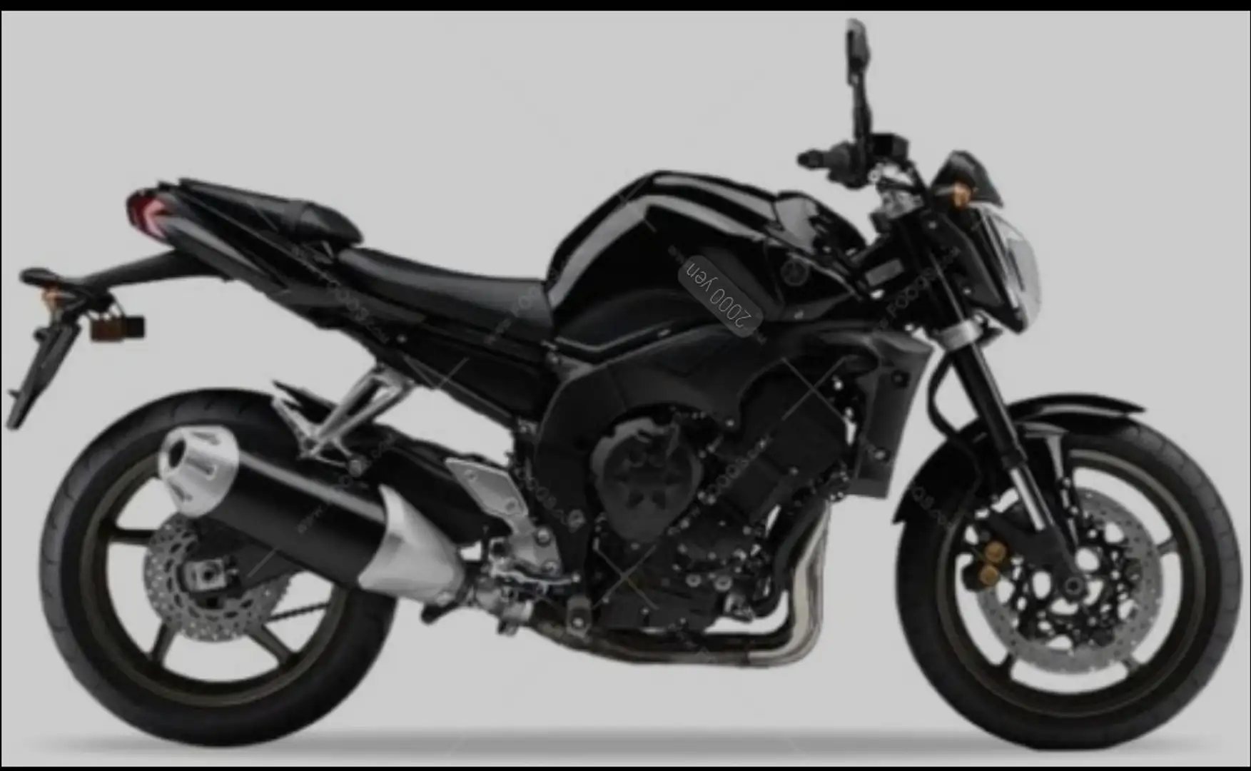 Yamaha FZ 1 targa e frecce sport Nero - 1