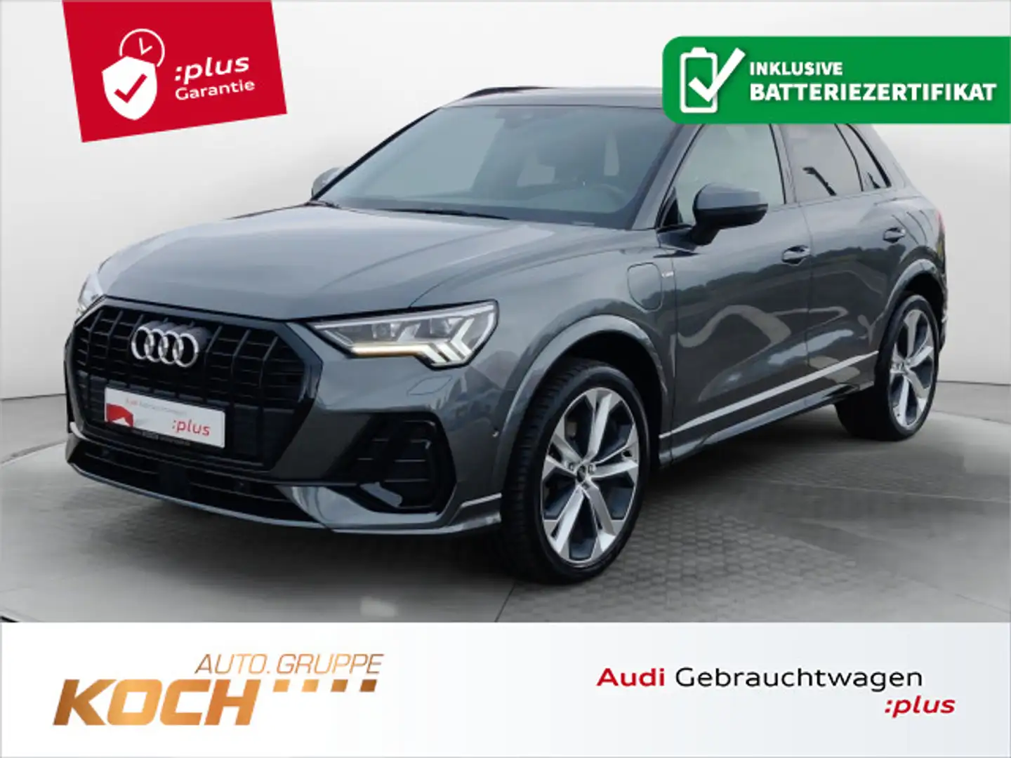Audi Q3 45 TFSI e S-Line S-Tronic, Panoramadach, Matr Grau - 1