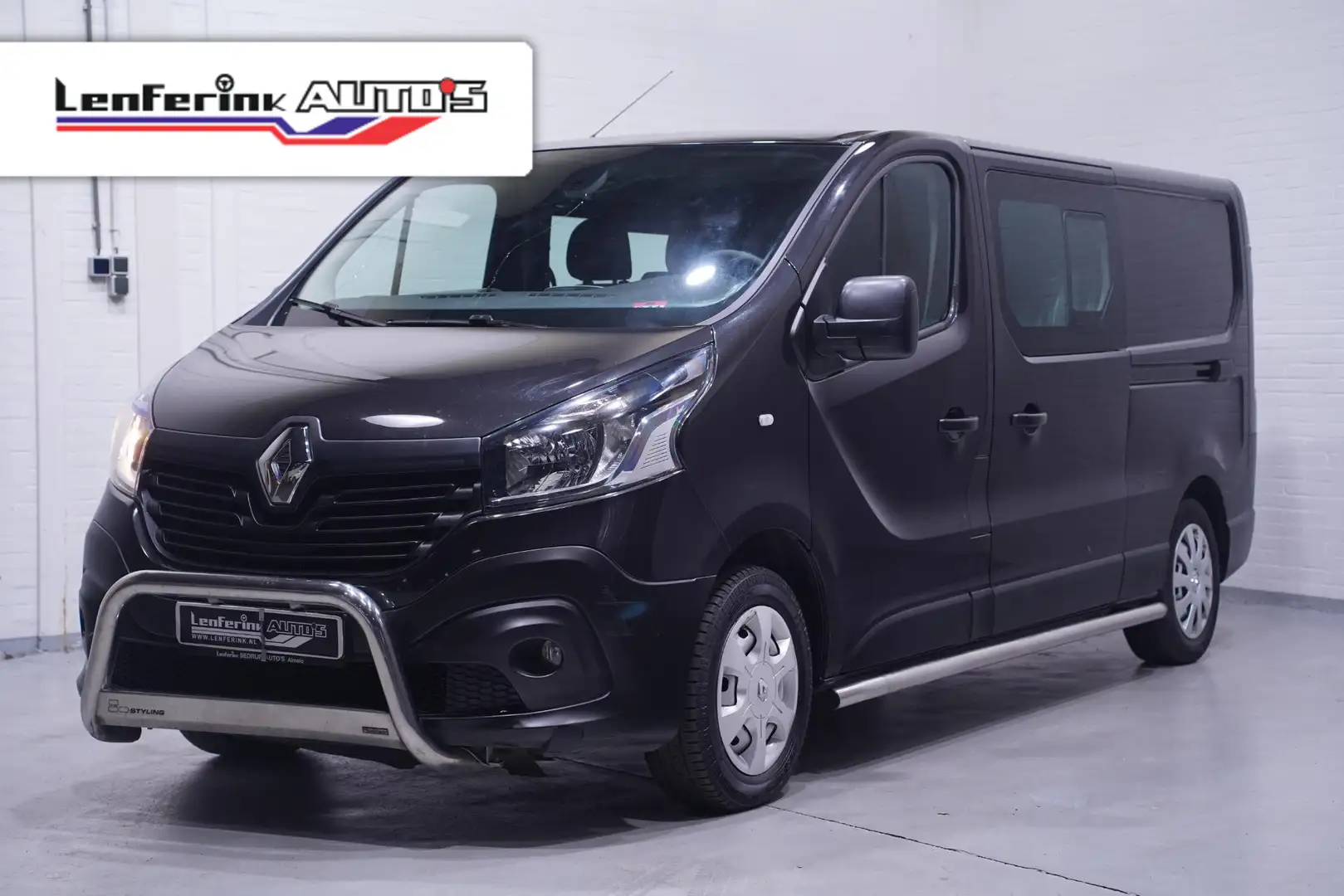 Renault Trafic 1.6 dCi 120 pk L2 Dubbel Cabine 2x Schuifdeur Airc Noir - 1