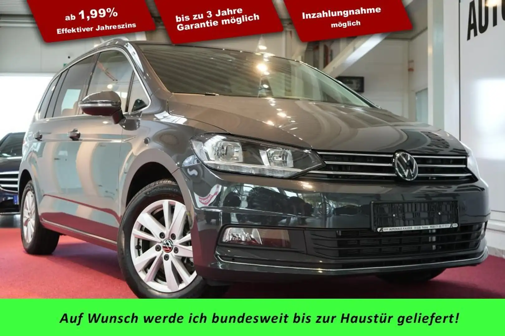 Volkswagen Touran 1.5 TSI DSG Highline *7-Sitzer*Kamera* Grau - 1