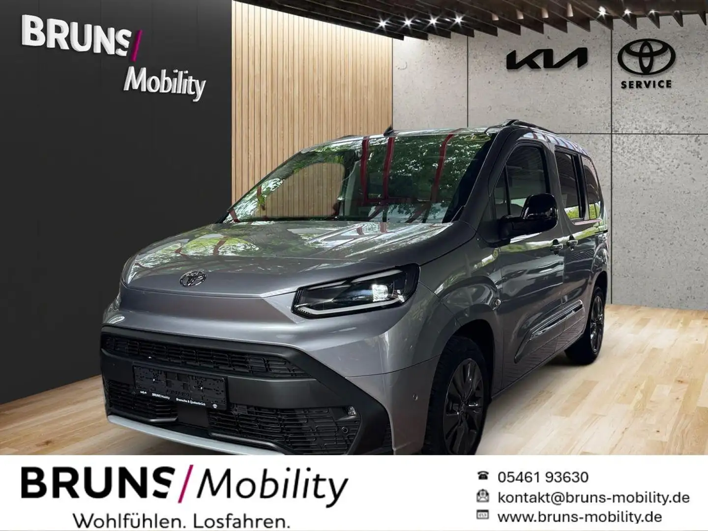 Toyota Proace City Verso 1.5 Automatik Lounge Panorama Silber - 1