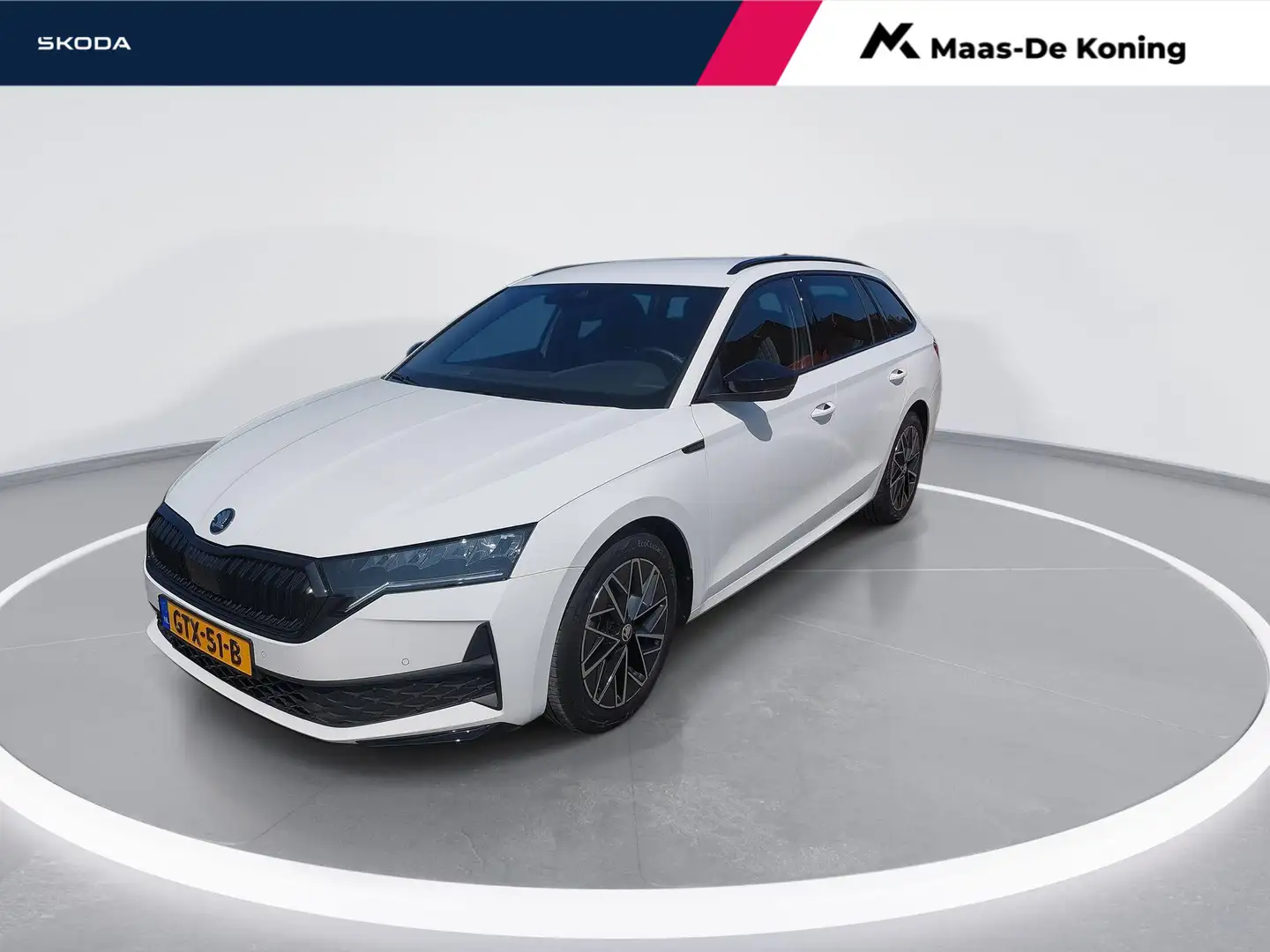 Skoda Octavia Combi 1.5 TSI 150pk DSG MHEV Sportline Business · Wit - 1