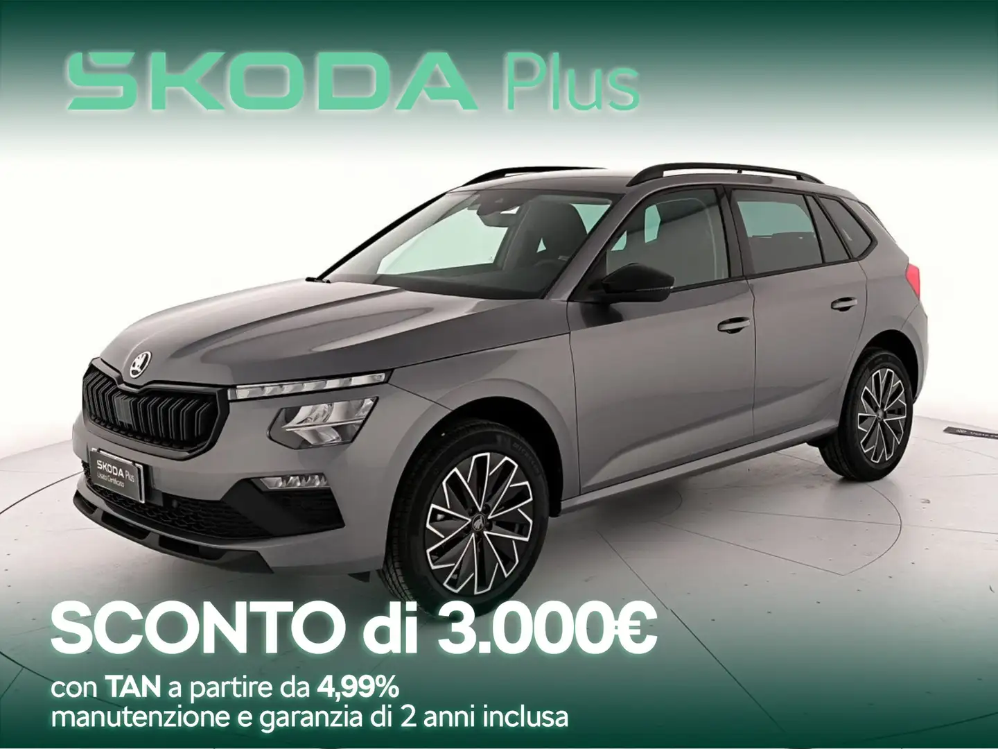 Skoda Kamiq 1.0 tsi black dots 95cv Grigio - 1