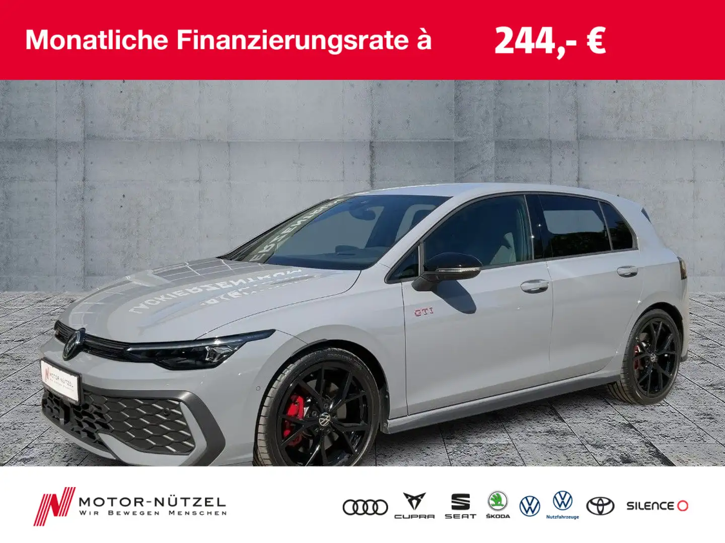 Volkswagen Golf GTI Golf VIII GTI 2.0TSI DSG MATRIX+NAVI+HuD+ACC+19Z Grau - 1