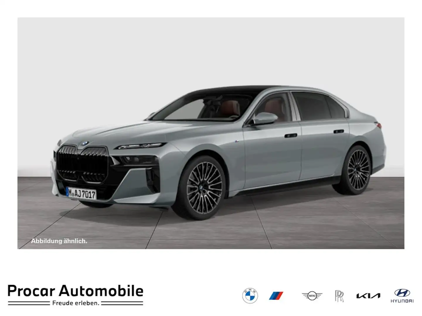 BMW 740 d xDrive M Sport Pro 21" SKY Lounge TV 360° Krista Gris - 1