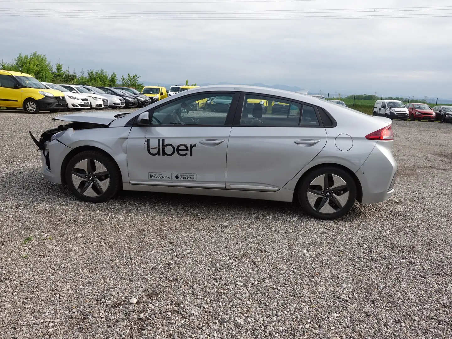 Hyundai IONIQ 1,6 Hybrid Taxi Aut. Gris - 1