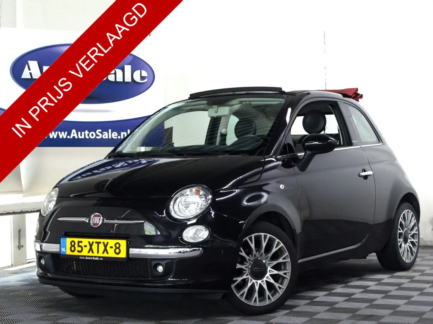 Fiat 500C 0.9 TwinAir Lounge Cabrio NAP INTERSCOPE LEDER BT Schwarz - 1
