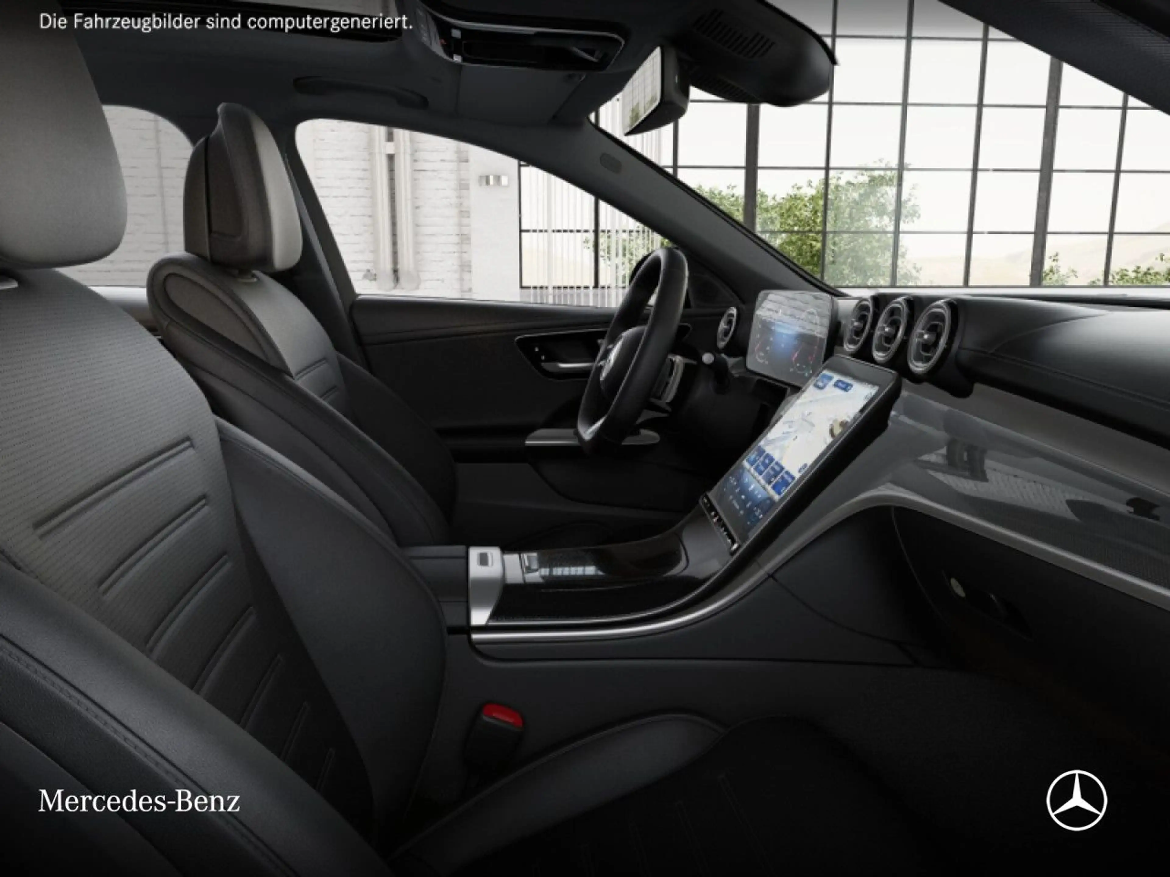 Mercedes-Benz C 180 AMG+NIGHT+PANO+360+LED+TOTW+KEYLESS+9G — photo 11