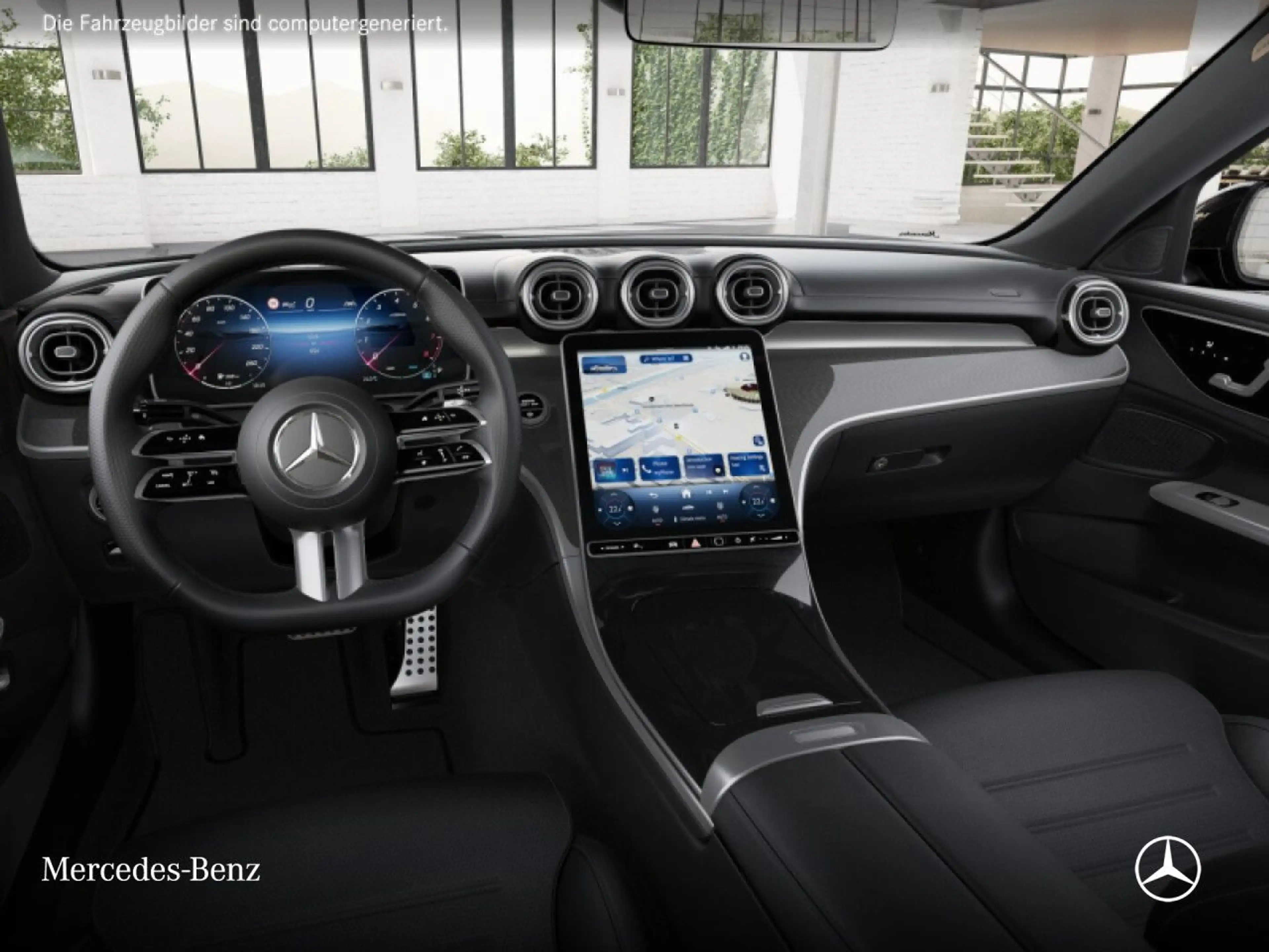 Mercedes-Benz C 180 AMG+NIGHT+PANO+360+LED+TOTW+KEYLESS+9G — photo 9