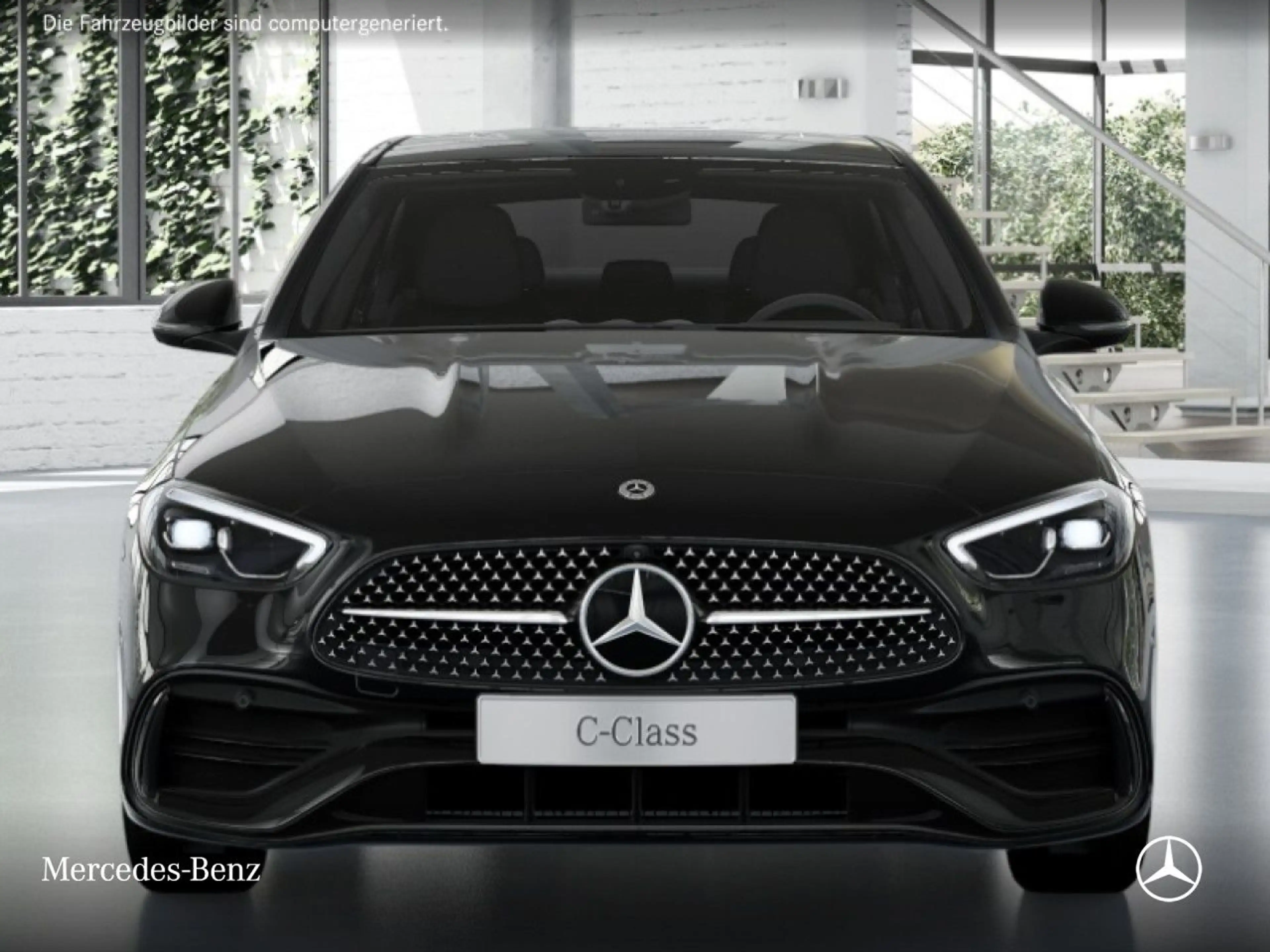 Mercedes-Benz C 180 AMG+NIGHT+PANO+360+LED+TOTW+KEYLESS+9G — photo 6