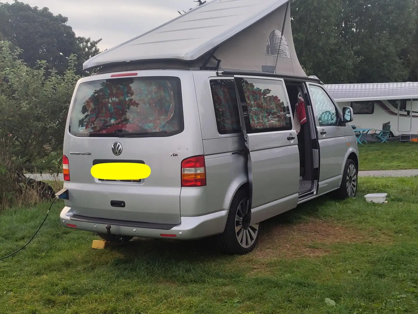 Volkswagen T5 Caravelle 8 persoonsbus én camper Argent - 2