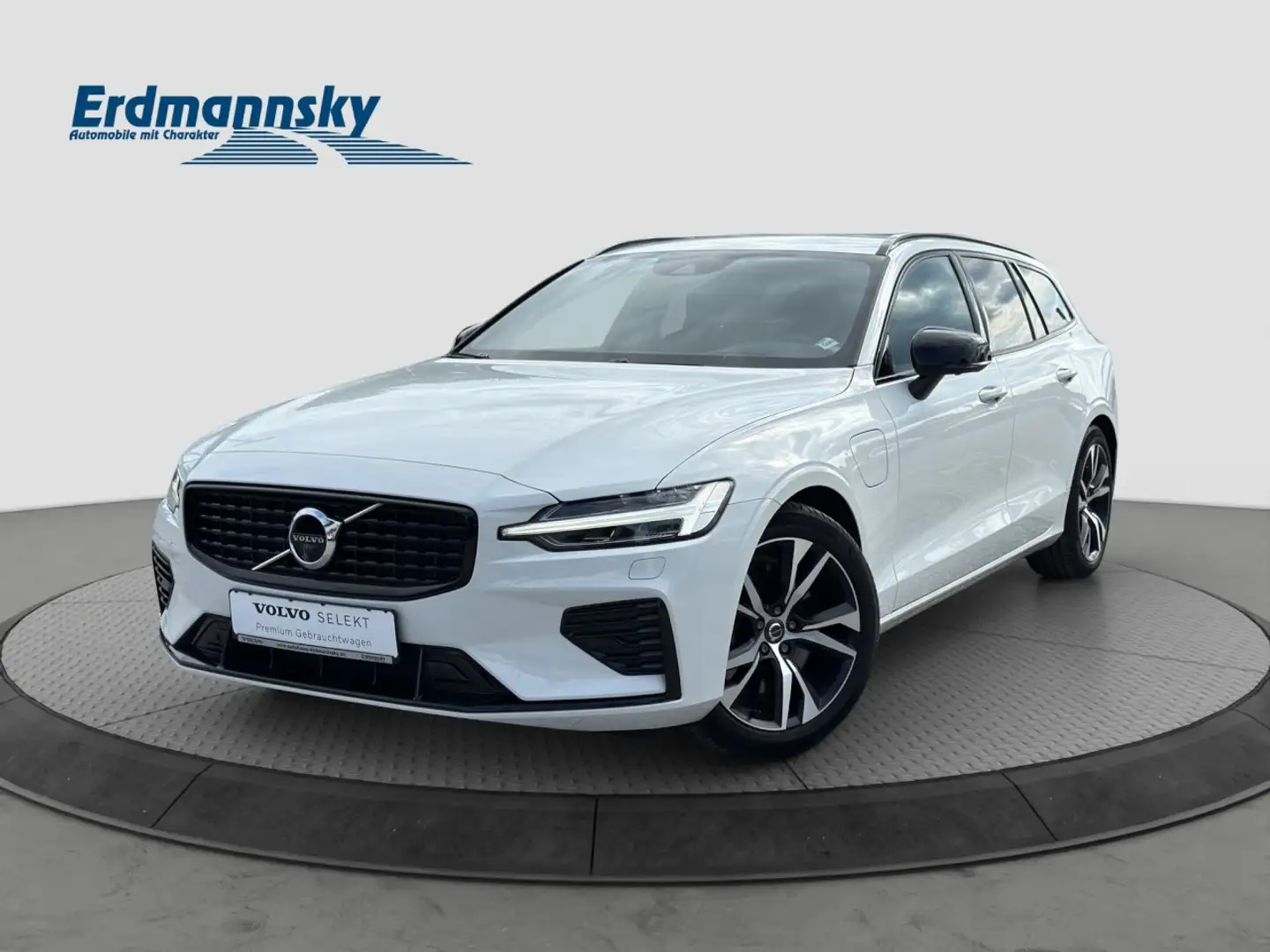 Volvo V60 T8 R-Design Plug-In Hybrid/AHK/360K/Headup Klima Blanc - 1