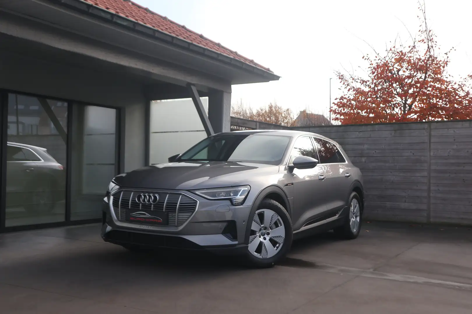 Audi e-tron 71 kWh 50 Quattro /1 ste eig /leder/360°/MEMORY Grijs - 1