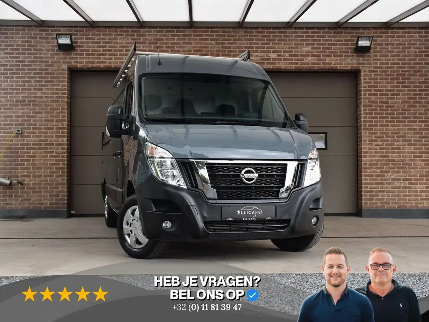 Nissan Interstar 2.3 DCI / L2H2 / 3 ZIT / CARPLAY / GPS / TREKHAAK Grijs - 1