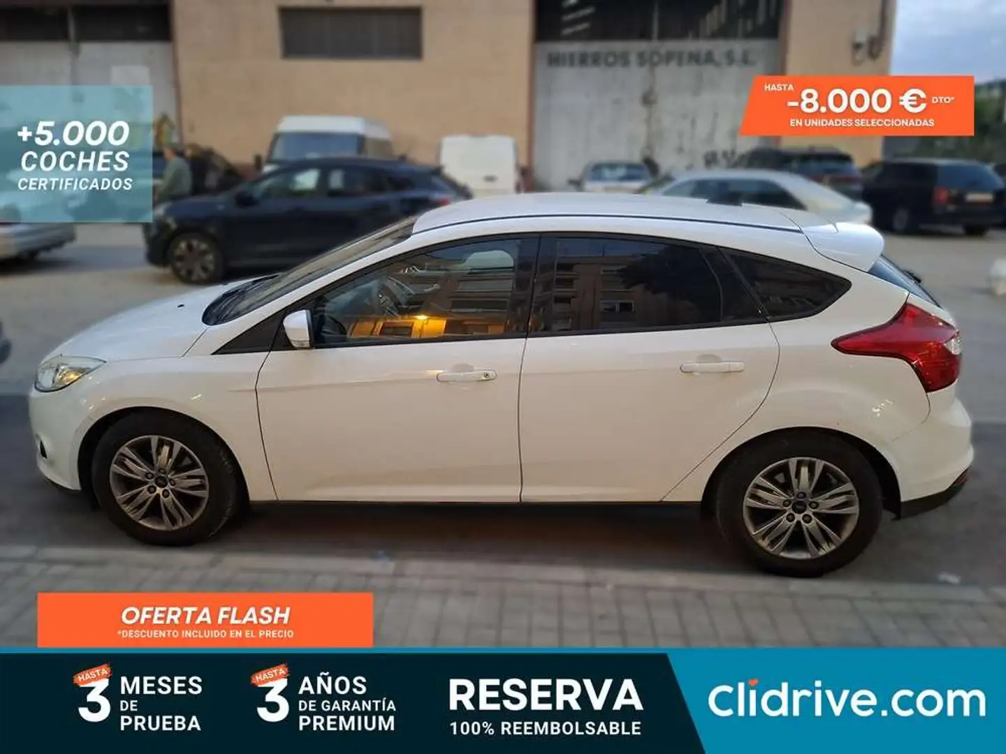 Ford Focus 1.0 Ecoboost Auto-S&S Trend Blanco - 2