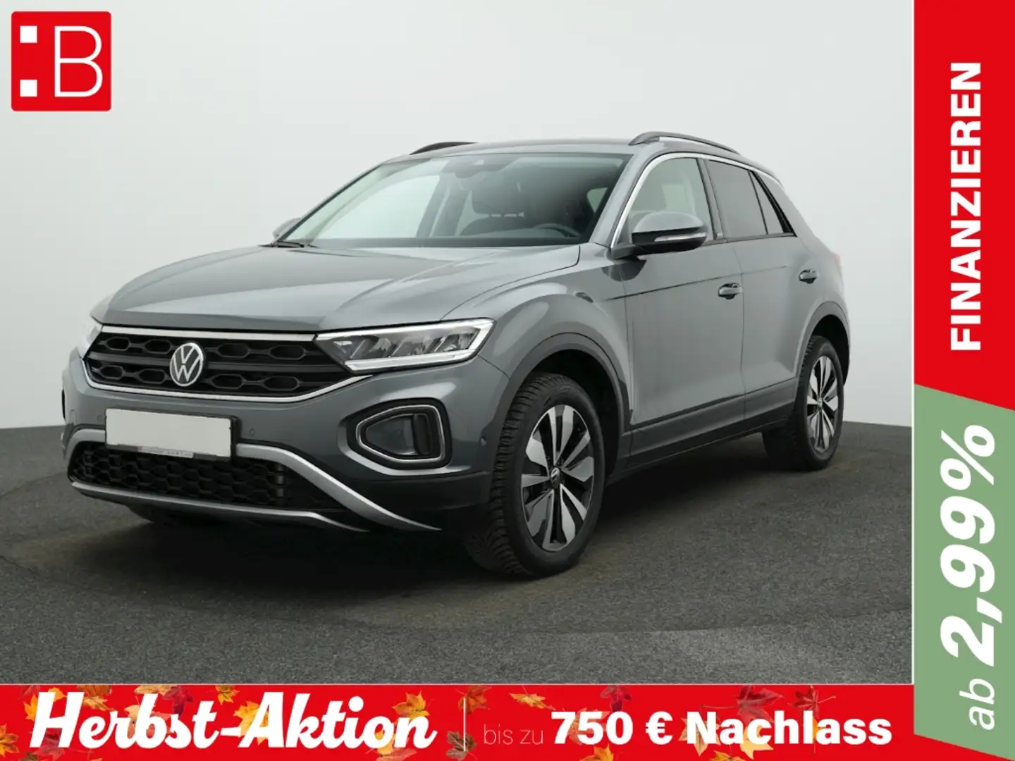 Volkswagen T-Roc 1.5 TSI Move AHK NAVI KAMERA ACC Gris - 1