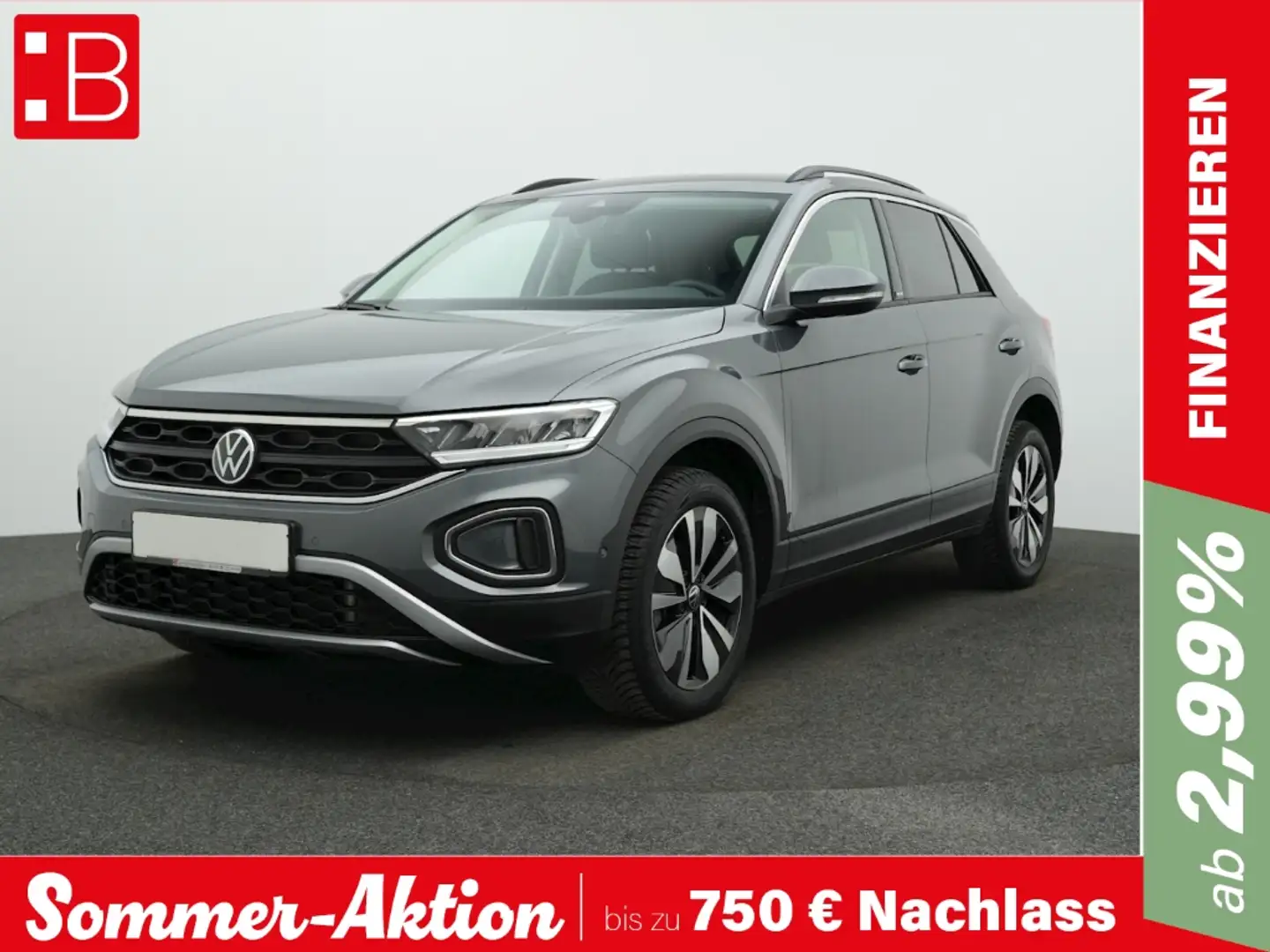 Volkswagen T-Roc 1.5 TSI Move AHK NAVI KAMERA ACC Grau - 1