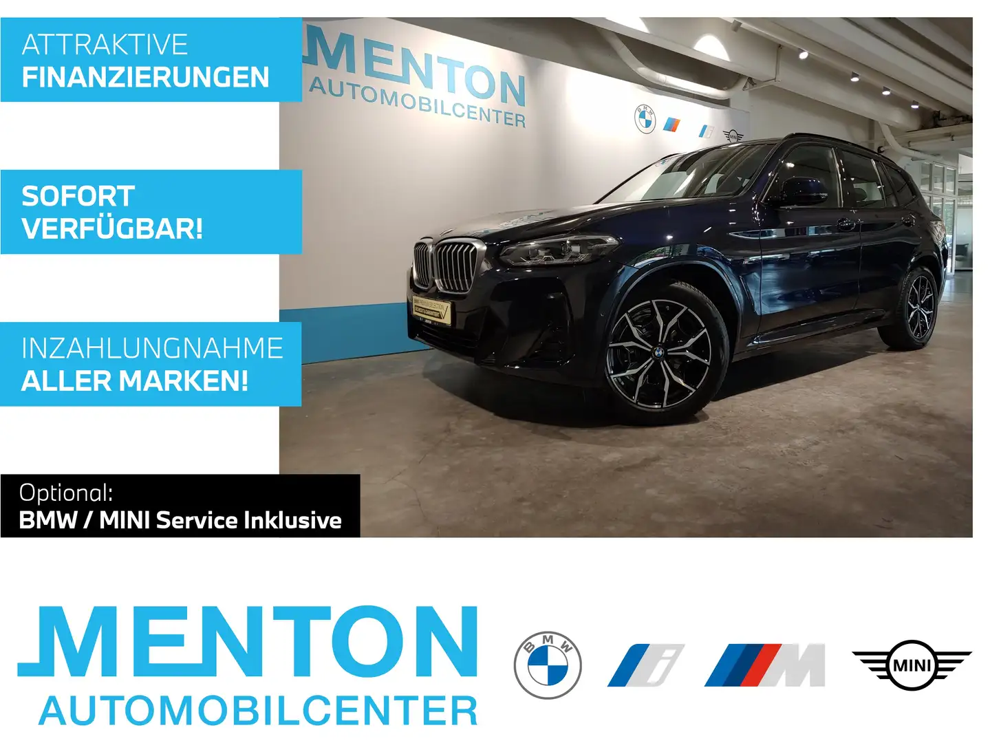 BMW X3 xDrive20i M Sportpaket/DAB/LED/RFK/Shz Noir - 1