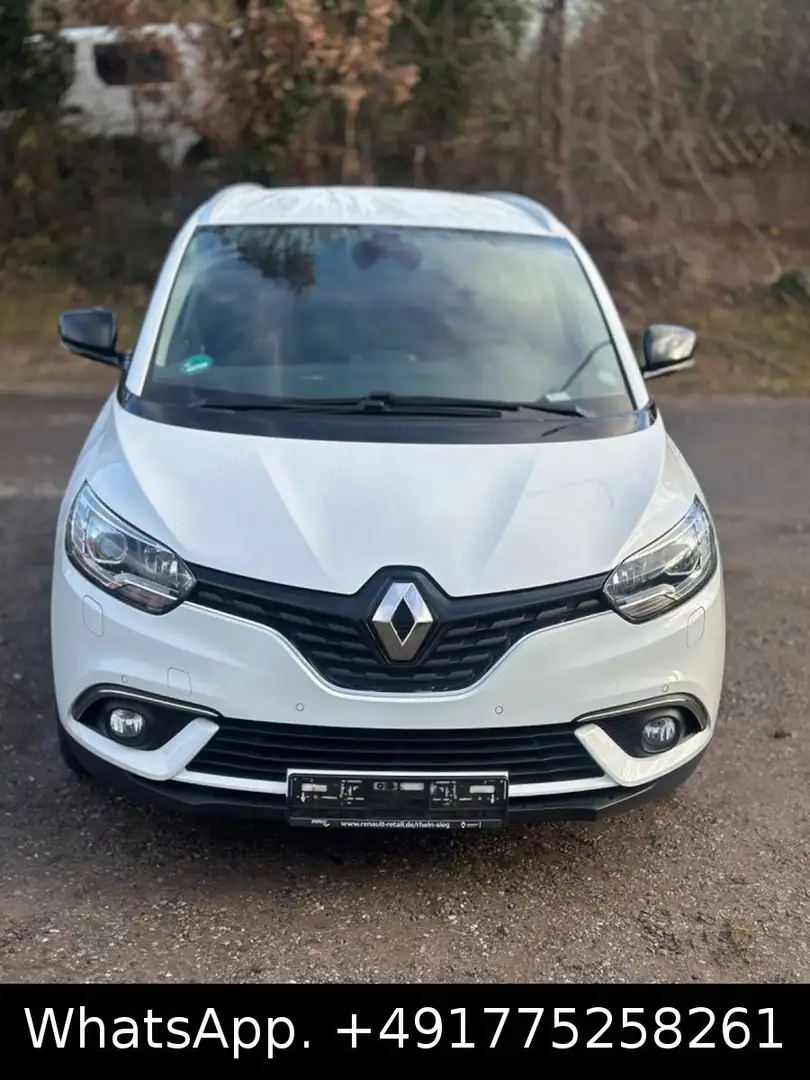 Renault Scenic IV Grand Automatik,Navi,Kam,Euro6 Weiß - 2