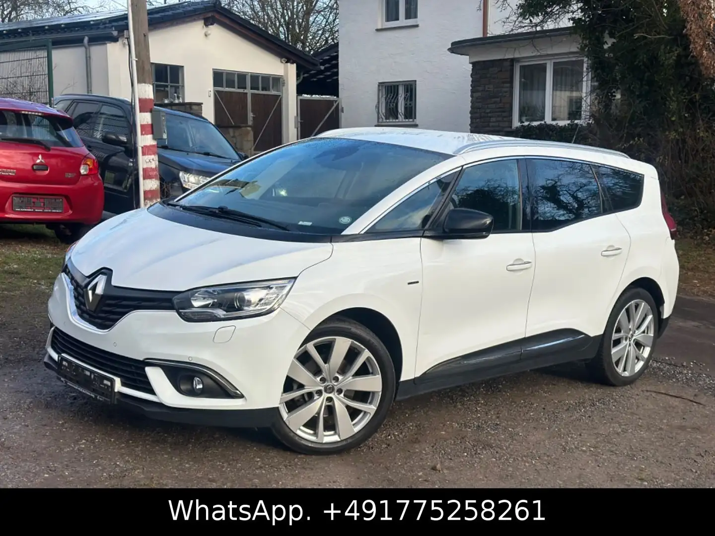 Renault Scenic IV Grand Automatik,Navi,Kam,Euro6 Weiß - 1