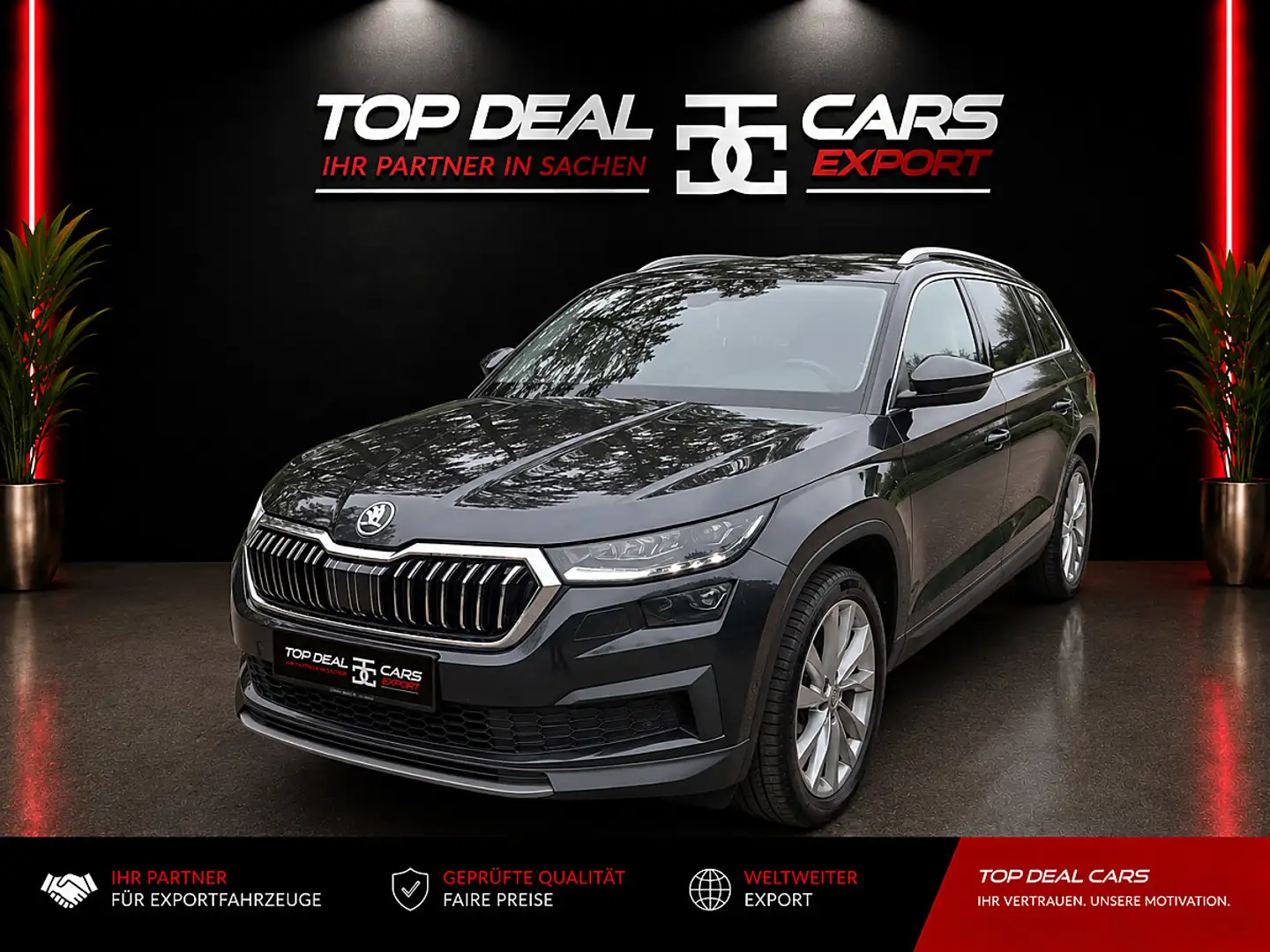 Skoda Kodiaq 2,0 TDI SCR 4x4 Style DSG ** NETTO PREIS **FACE... Schwarz - 1
