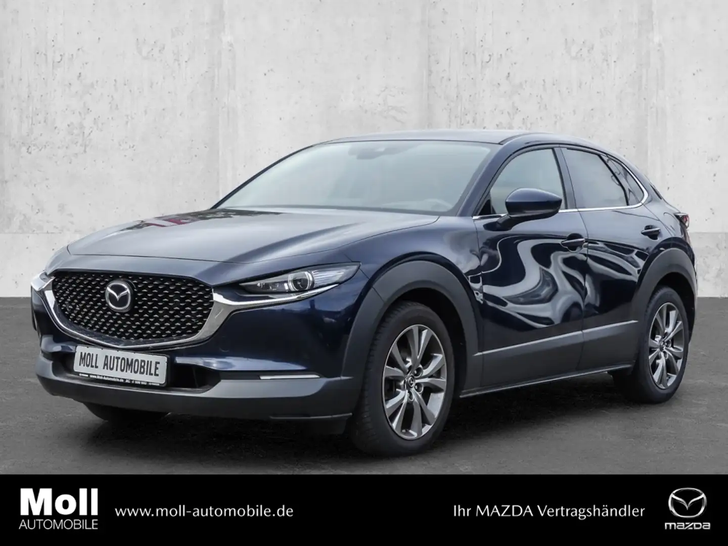 Mazda CX-30 Selection 2WD 2.0 SKYACTIV-X M Hybrid EU6d HUD Nav Modrá - 1
